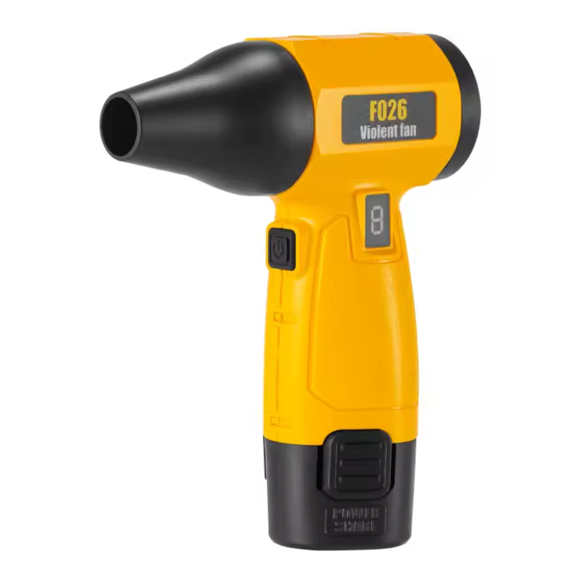 Повітродув Violent Fan F026 5400 mAh DC12V Yellow/Black (110620) - фото 5