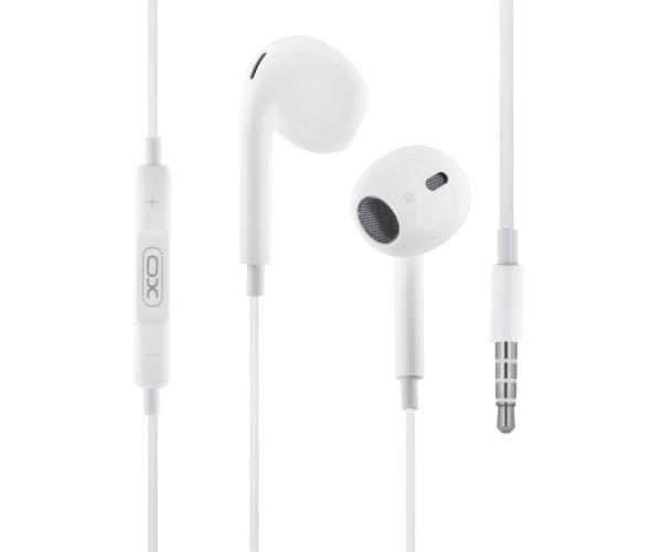 Наушники проводные с микрофоном XO EP43 Mini Jack 3,5 мм White