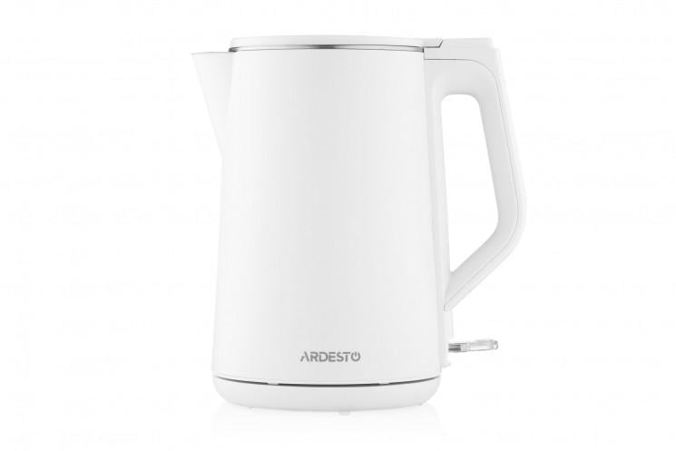 Электрочайник Ardesto EKL-X50 двойные стенки 1,5 л 2200 Вт Белый (2394131195)