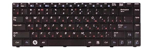 Клавиатура для ноутбука Samsung R518 матовая (BA59-02486J)