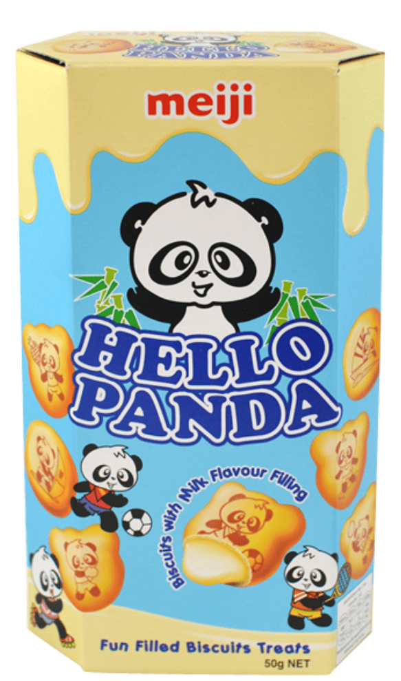 Печенье Meiji Hello Panda Milk Cream Filled Biscuits 42 г (2695996804)