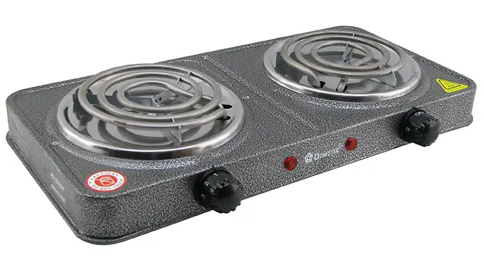 Электрическая плита Domotec 5802 2000 Вт (36867454)