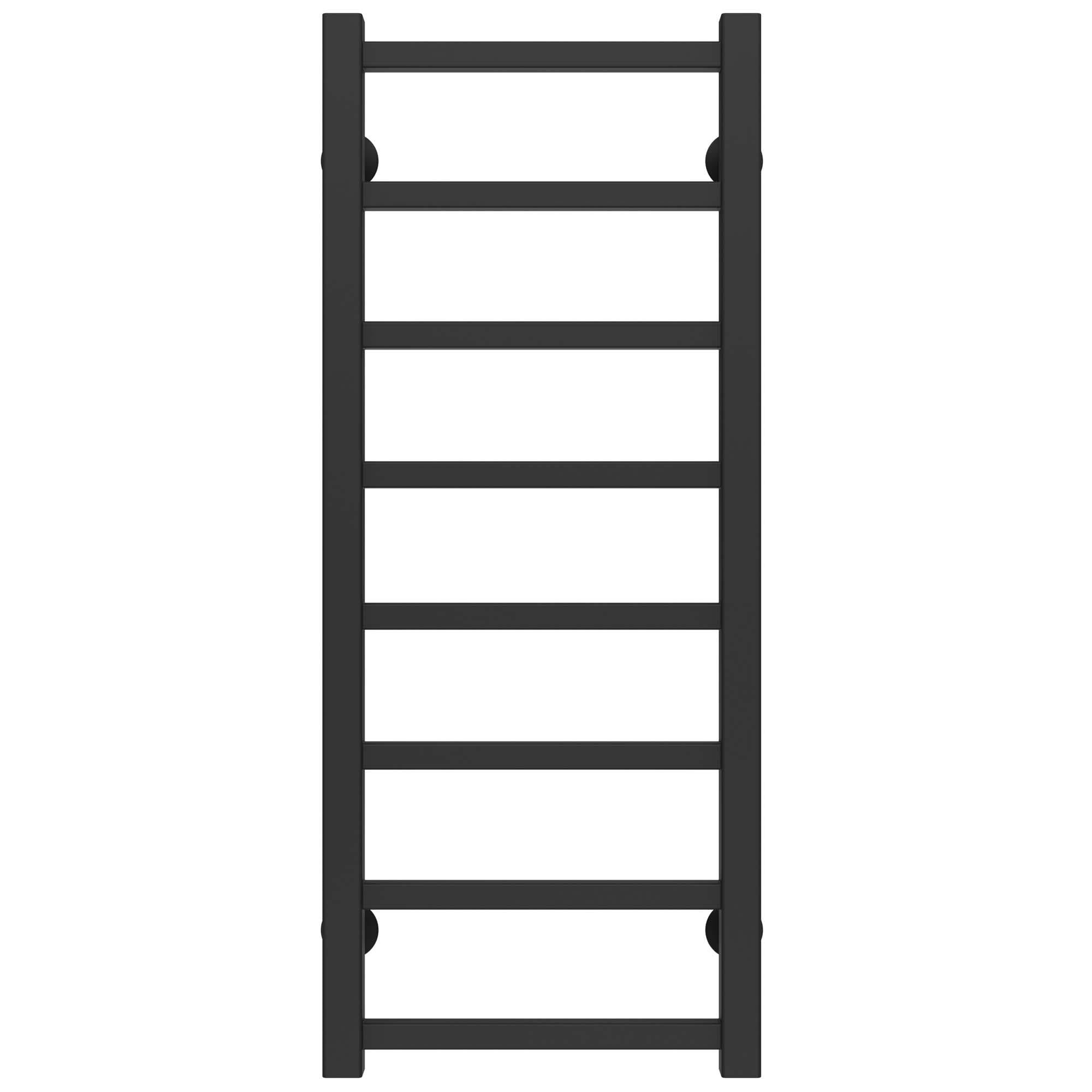 Полотенцесушитель водяной Deffi Forest П8 боковое правое подключение нержавеющая сталь 300х800 мм Черный (A.FR.80.30.8.BC)