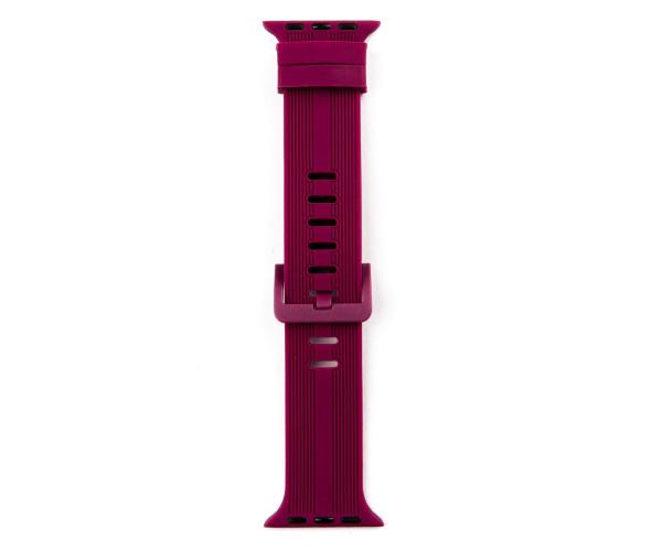 Ремешок Silicone Shine для Apple Watch 38/40/41 мм Purple/Red