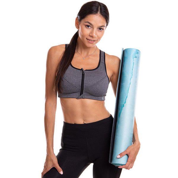 Коврик для йоги FI-3391-3 Бирюзовый (56508159) - фото 8 Коврик для йоги FI-3391-3 Бирюзовый (56508159) - фото 8