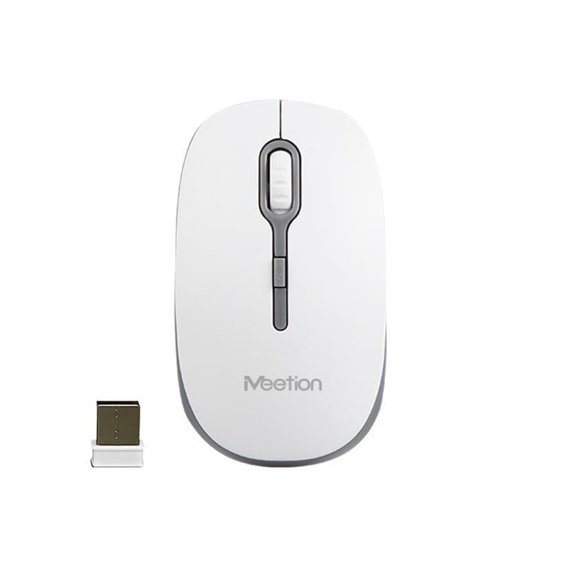 Компьютерная мышка беспроводная Meetion Wireless Mouse 2,4G MT-R547 Белый/Серый (2005110347)