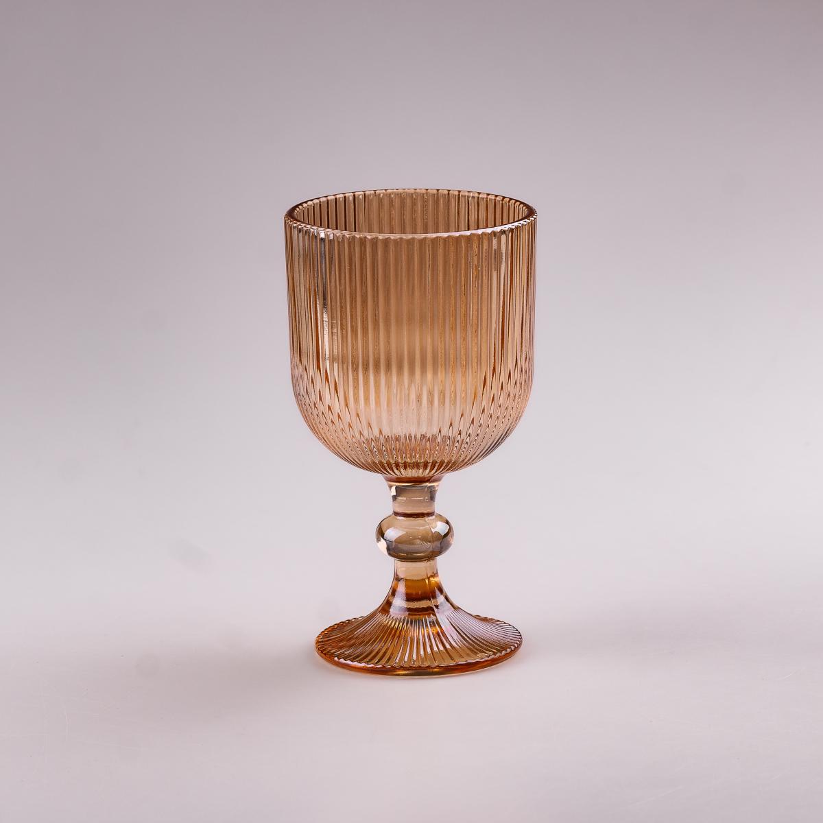 Набір келихів фігурні ребристі із товстого скла 6 шт. Tea (HP7114A) - фото 2 Набір келихів фігурні ребристі із товстого скла 6 шт. Tea (HP7114A) - фото 2