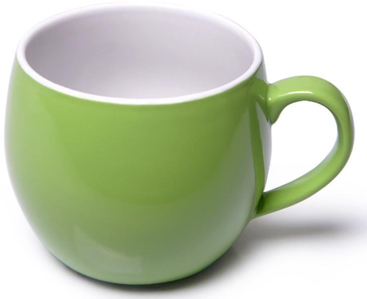 Чашка керамическая Fissman Liana 320 мл Зеленый