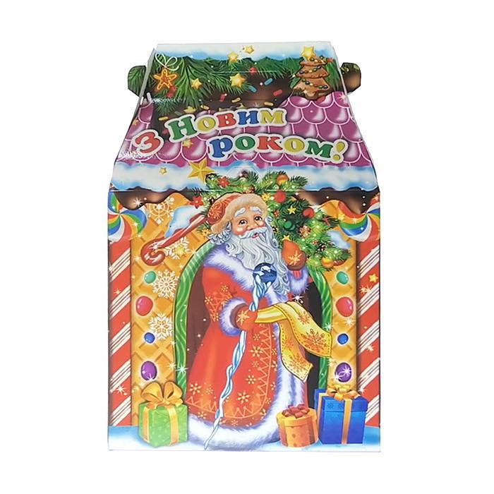 Новогодняя коробка Санта-Клаус на пороге 600 г 50 шт. (8411)
