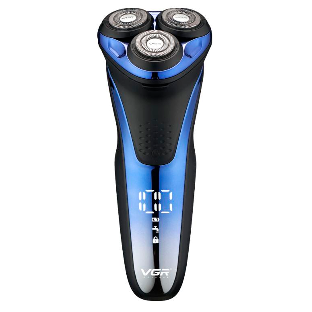 Электробритва VGR V-306 роторная/IPX7/LED дисплей