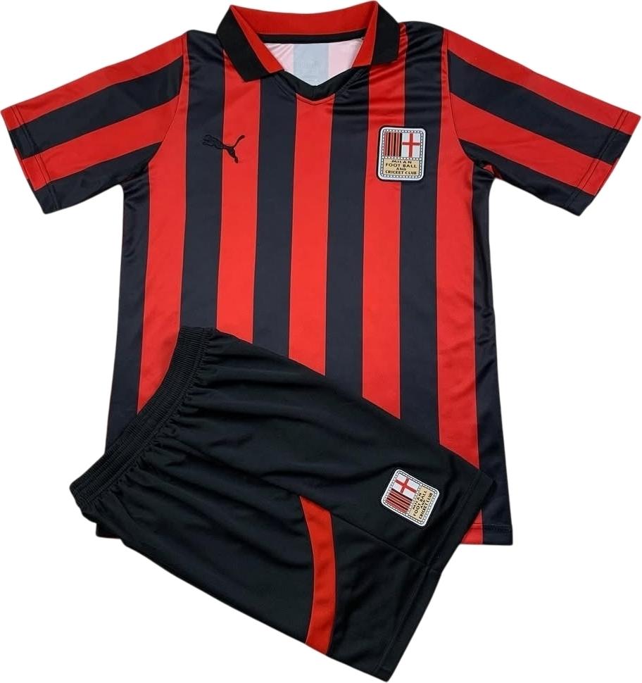 Футбольная форма Милан 2024-2025 юбилейная S Красно-черный (F0115)