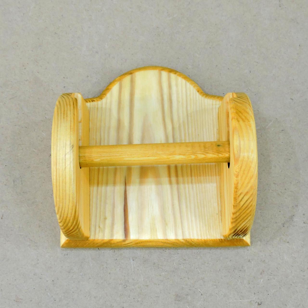 Держатель для туалетной бумаги из дерева Вольфрам Карри (ДТБ-000903) - фото 7