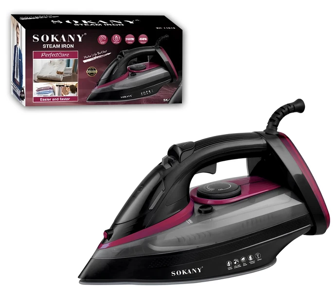 Утюг электрический паровой  Sokany SK-11012 вертикальна пара 2400 Вт 450 мл
