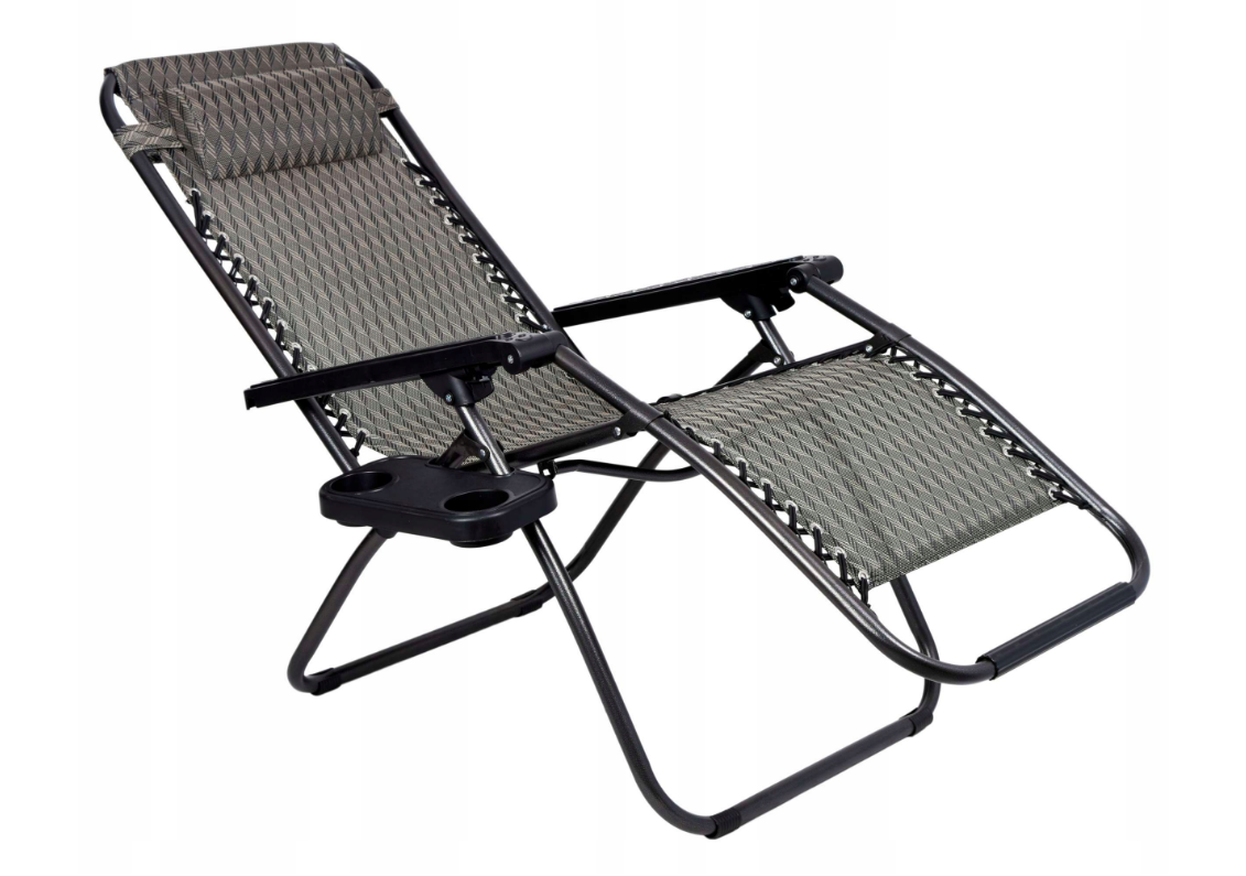 Шезлонг лежак розкладне крісло пляжне Zero Gravity автоматичне XY-149A - фото 2 Шезлонг лежак розкладне крісло пляжне Zero Gravity автоматичне XY-149A - фото 2