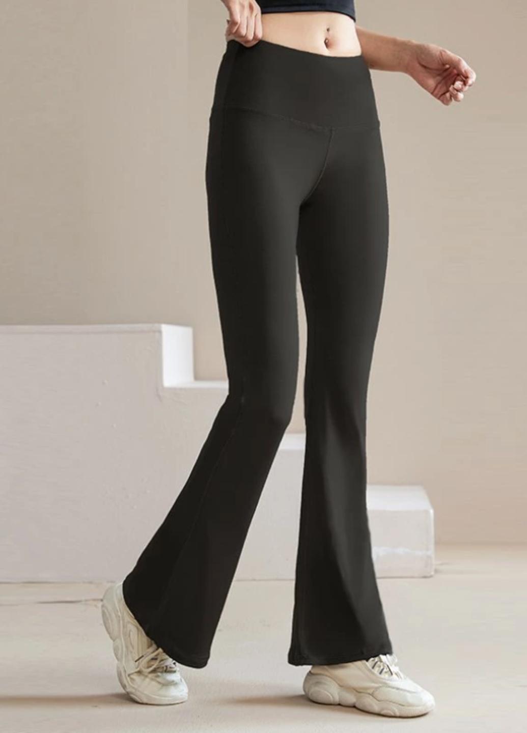 Леггинсы клеш женские спортивные Comfort Style C4 3XL Черный (1853-50-03) - фото 2