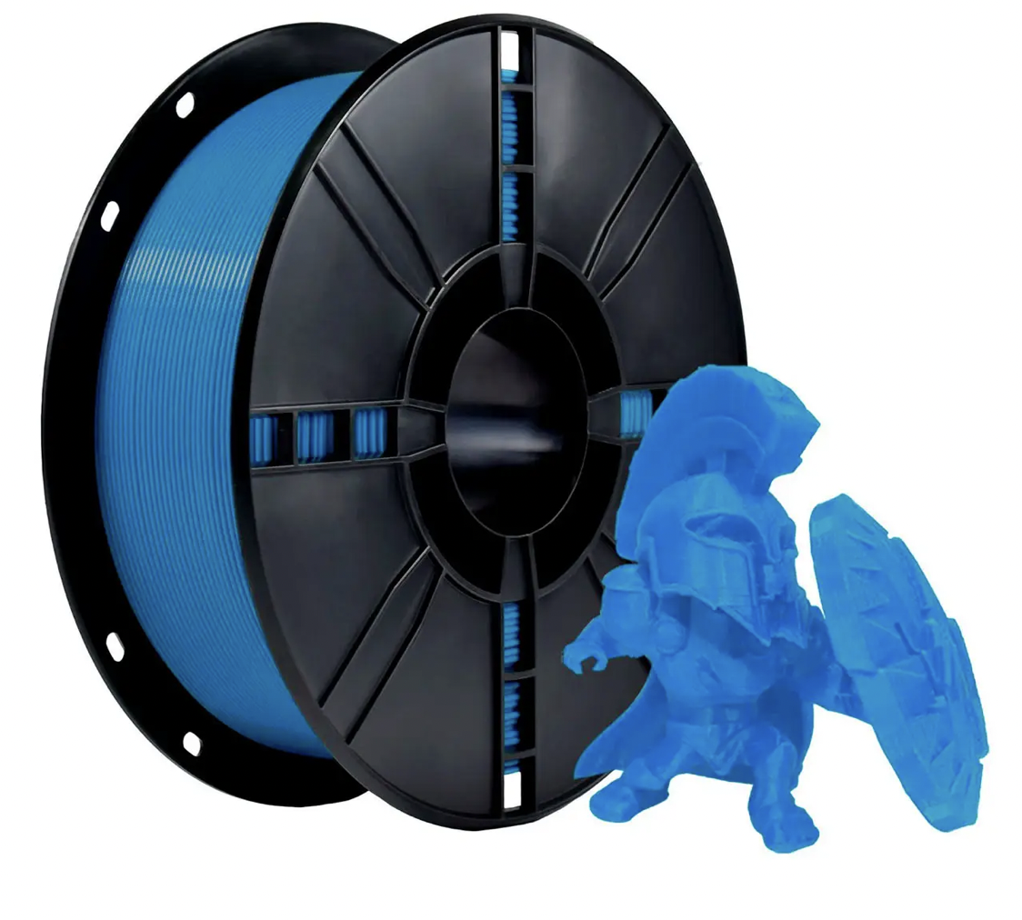 Пластик-филамент для 3D-печати 3DPF PETG Classic Spool 1,75 мм 1 кг H230-260°C B60-80°C Голубой (UA3D101-LightBlue)