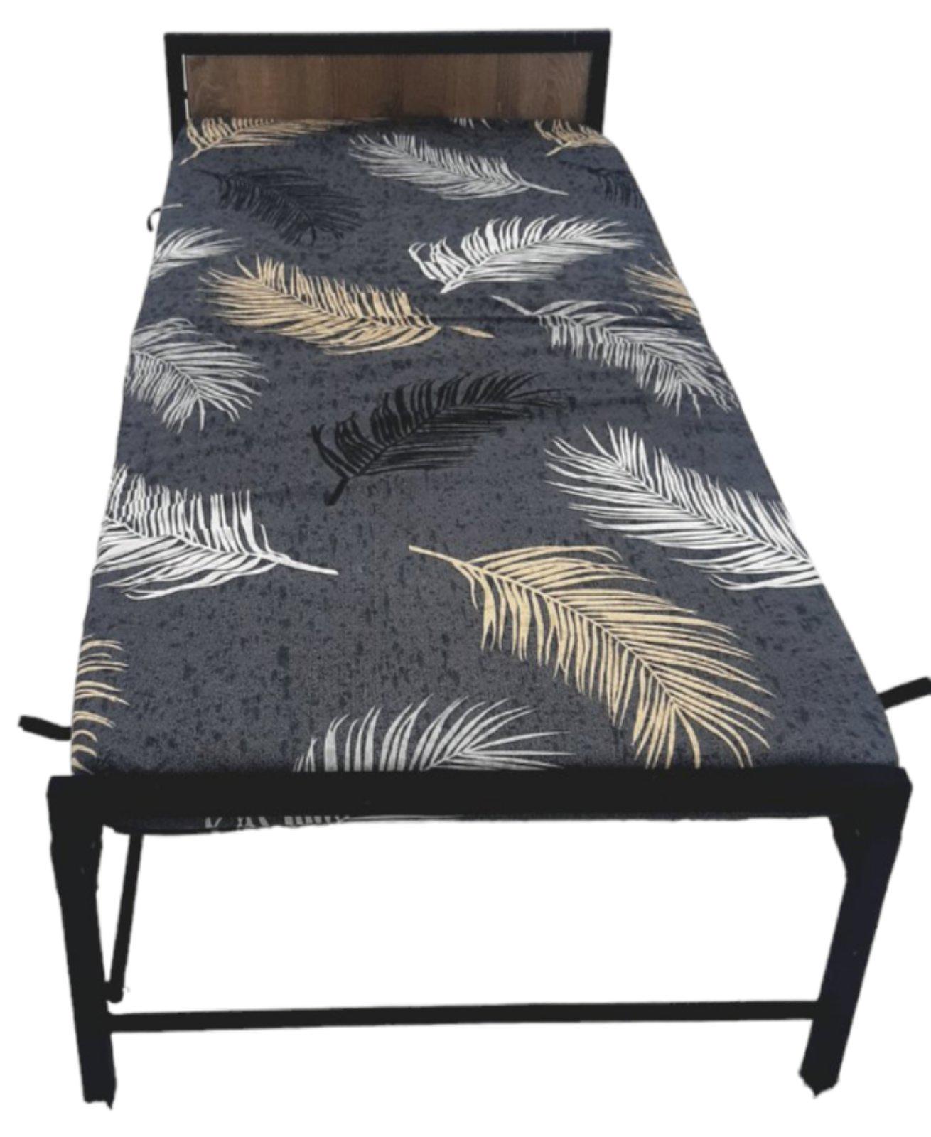 Раскладушка с матрасом Marcell DH-14 на ламелях с металлическим каркасом нагрузка 130 кг 200x80x33 см Черный (784780025) - фото 3 Раскладушка с матрасом Marcell DH-14 на ламелях с металлическим каркасом нагрузка 130 кг 200x80x33 см Черный (784780025) - фото 3