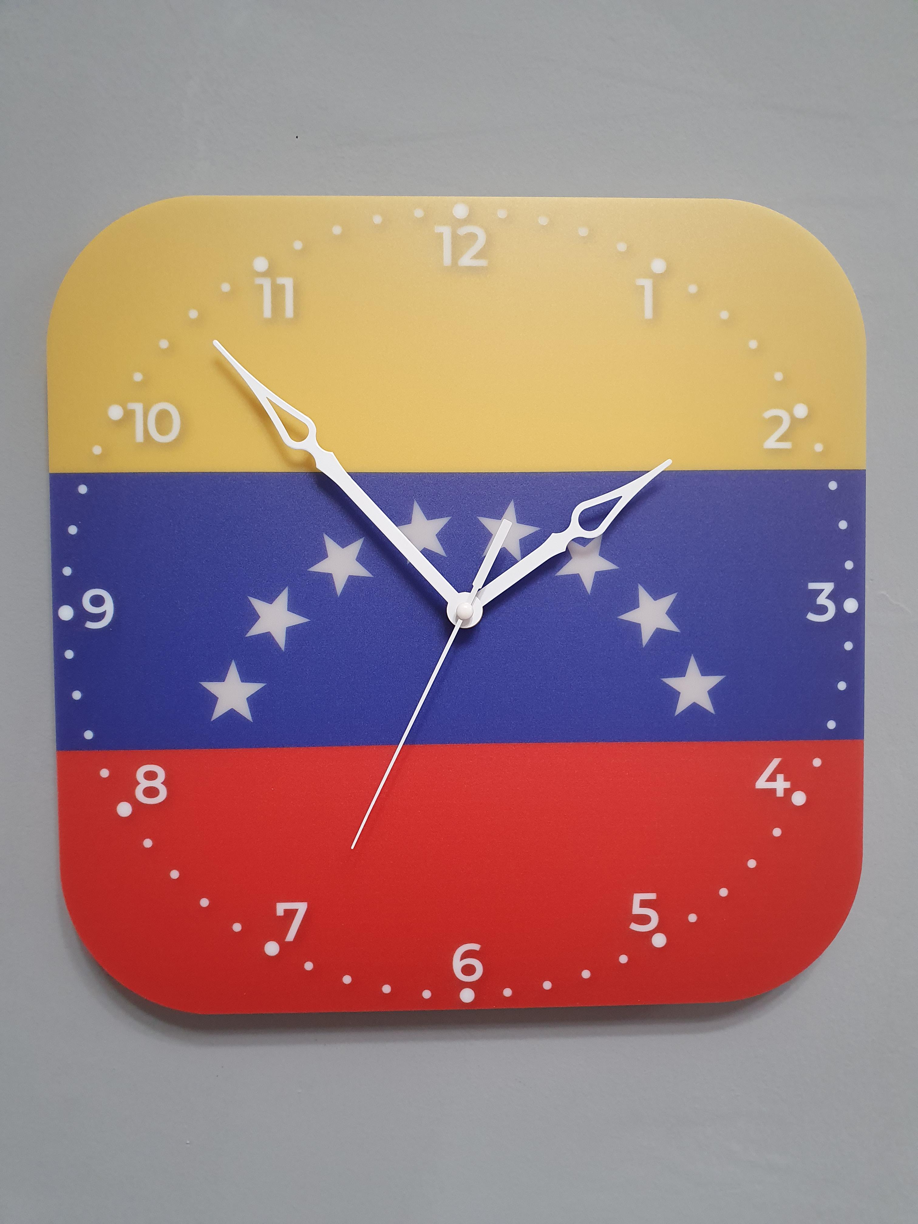 Часы настенные флаг Венесуэлы (3826)
