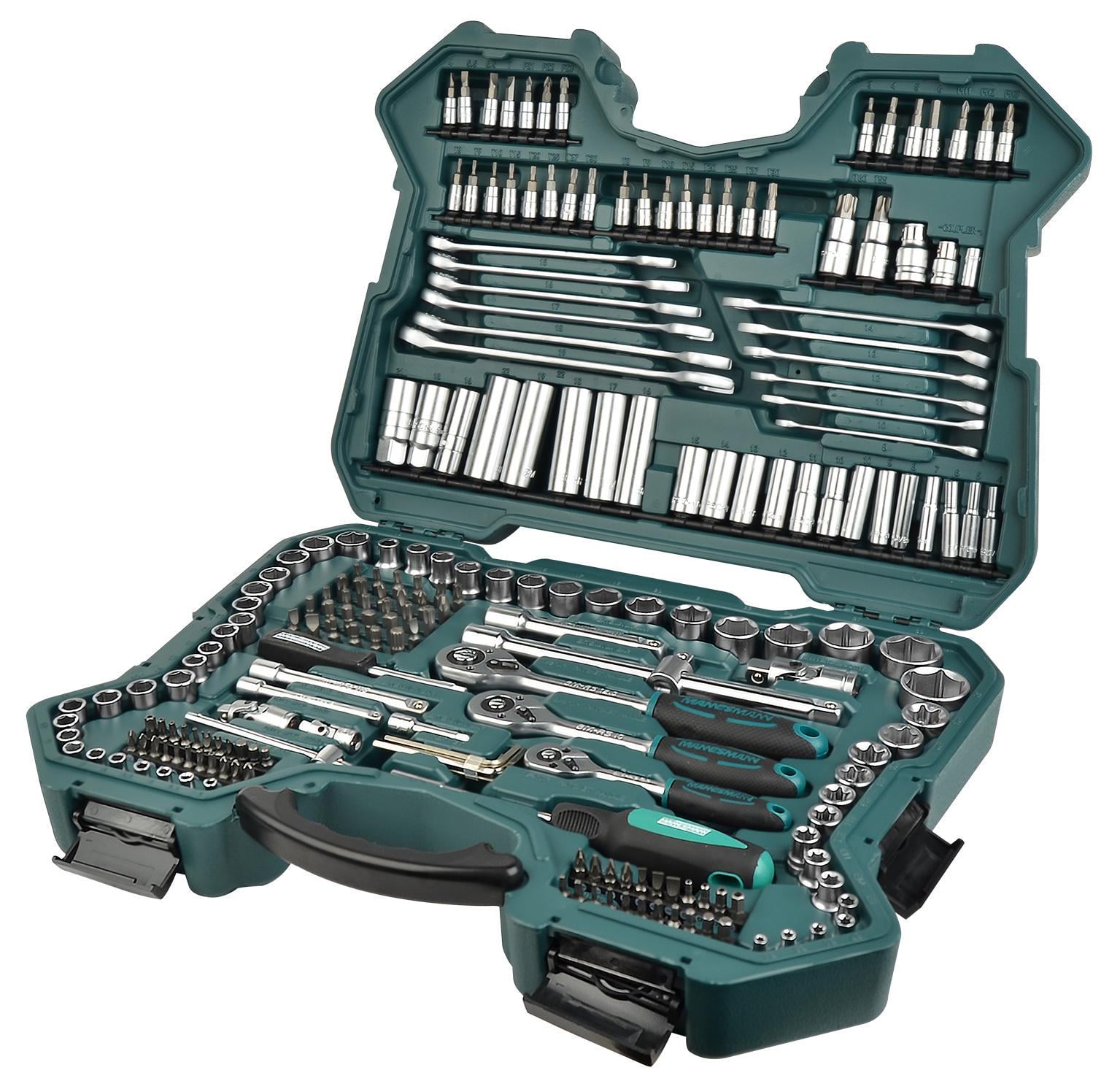 Набор инструментов Mannesmann 215 шт. 1/2"/1/4"/3/8" (M98430) Набор инструментов Mannesmann 215 шт. 1/2"/1/4"/3/8" (M98430)
