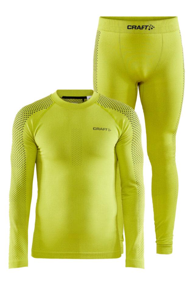 Чоловічий комплект термобілизни CRAFT Adv Warm Fuseknit Intensity 1909732(34)-503995 XL Lime