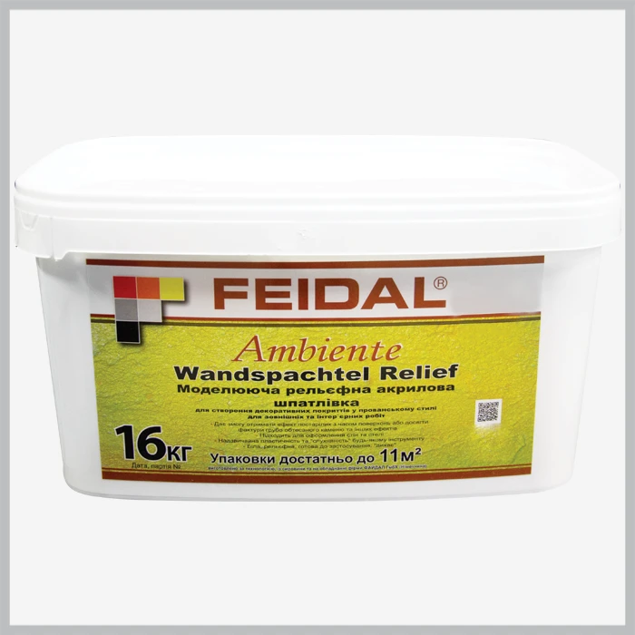 Декоративна штукатурка Feidal Wandspachtel Relief 16 кг (1886454890)
