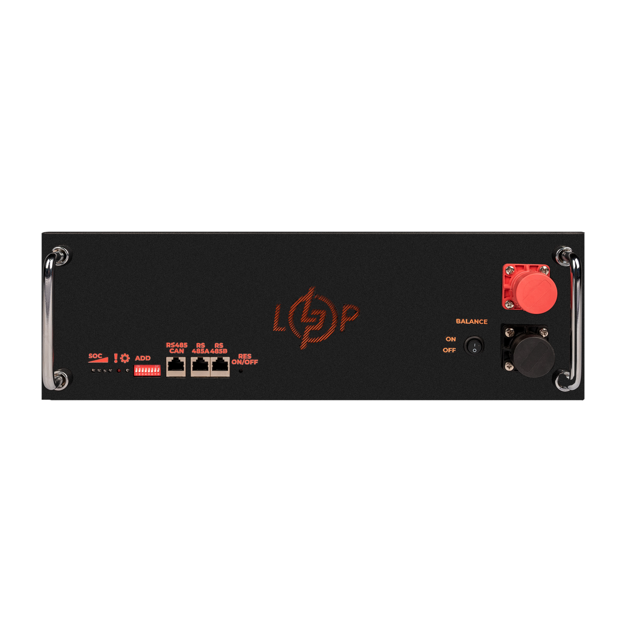 Аккумулятор LP LiFePO4 51,2V-100 Ah 5120Wh BMS SP 100A/50А RM RS485/CAN LCD BL