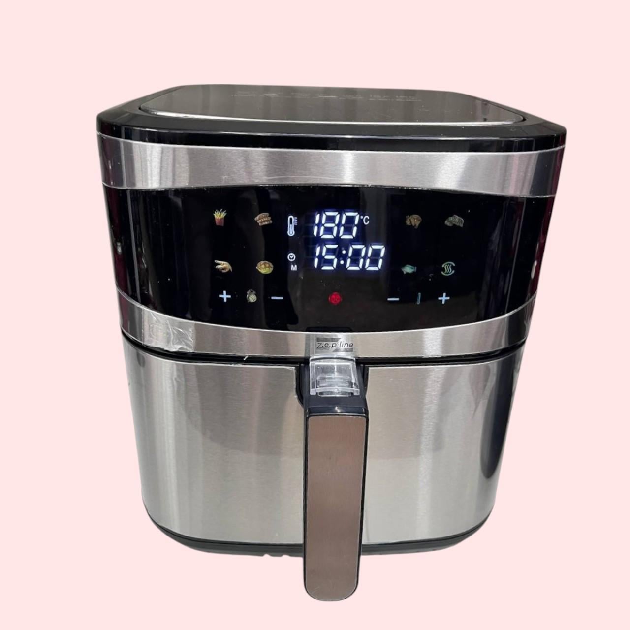 Фритюрница электрическая безмасляная Zepline ZP-216 со съемной корзиной 12 л 2 ТЕНы 4200 Вт