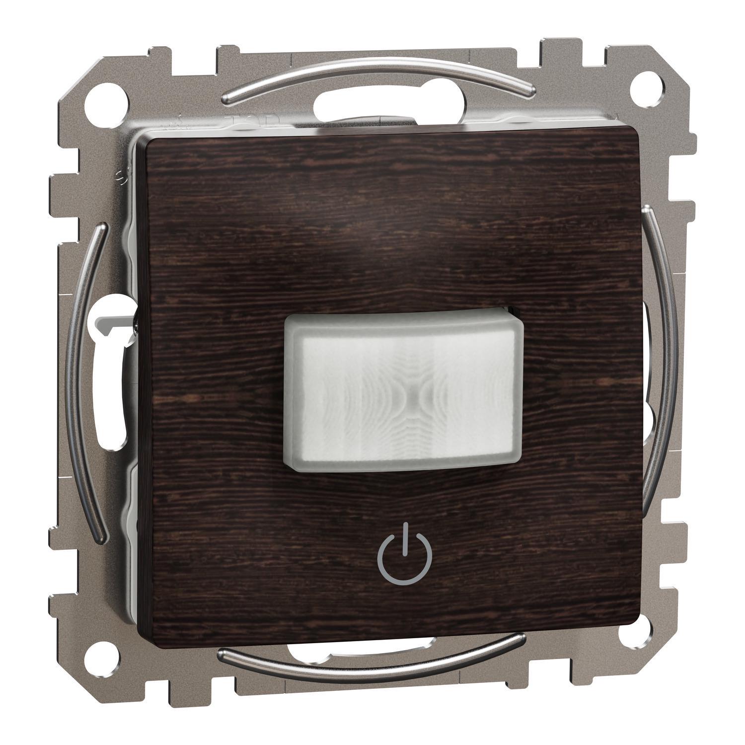 Датчик движения с выключателем Schneider Electric Sedna Elements SDD181504 160° 10A Венге (00000026266)