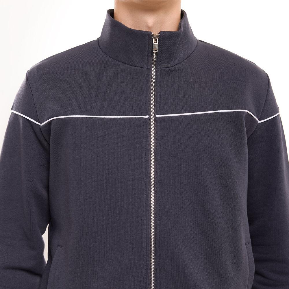 Спортивний костюм чоловічий Brume щільний на блискавці 3XL Темно-сірий (26486/1/6) - фото 7 Спортивний костюм чоловічий Brume щільний на блискавці 3XL Темно-сірий (26486/1/6) - фото 7