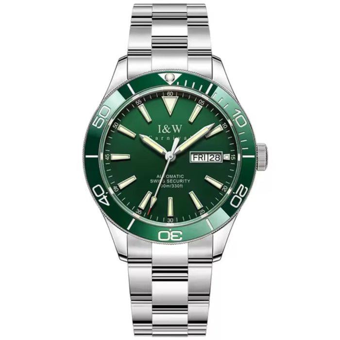 Часы мужские Carnival Diver 10 Bar со стальным корпусом 40х11 мм Серебро (150-96-2032)