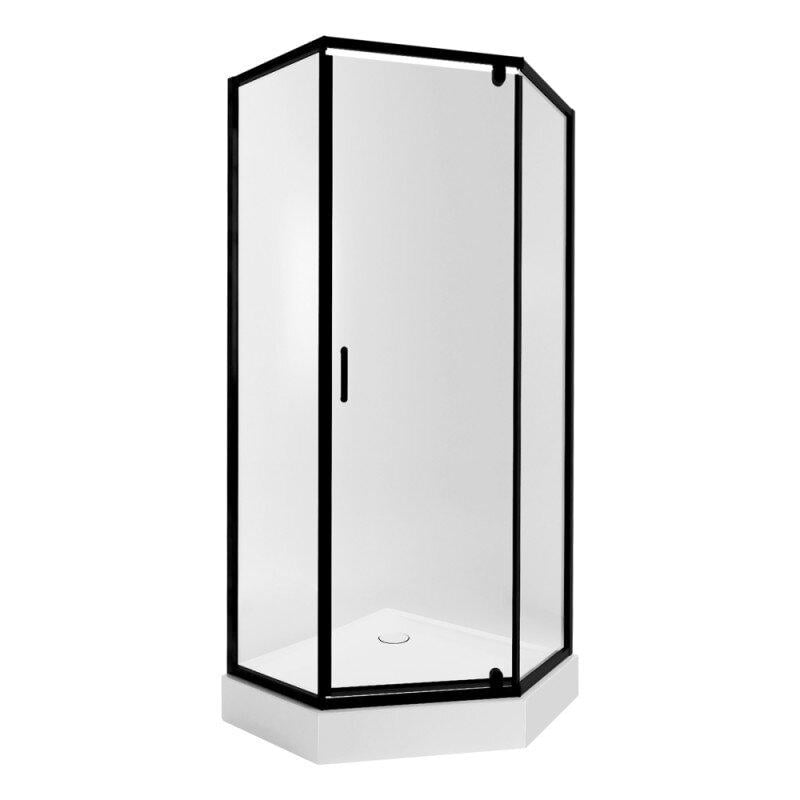 Душова кабіна Q-tap Scorpio SCOBLA10995AC6LEOSCO309915 90x90x215 см профіль Чорний (75132)