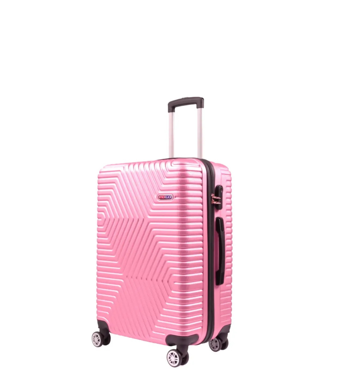 Чемодан Polo ПК016-М поликарбонат на 4-х двойных колесах средний М 70 л Нежно-розовый - фото 1 Чемодан Polo ПК016-М поликарбонат на 4-х двойных колесах средний М 70 л Нежно-розовый - фото 1