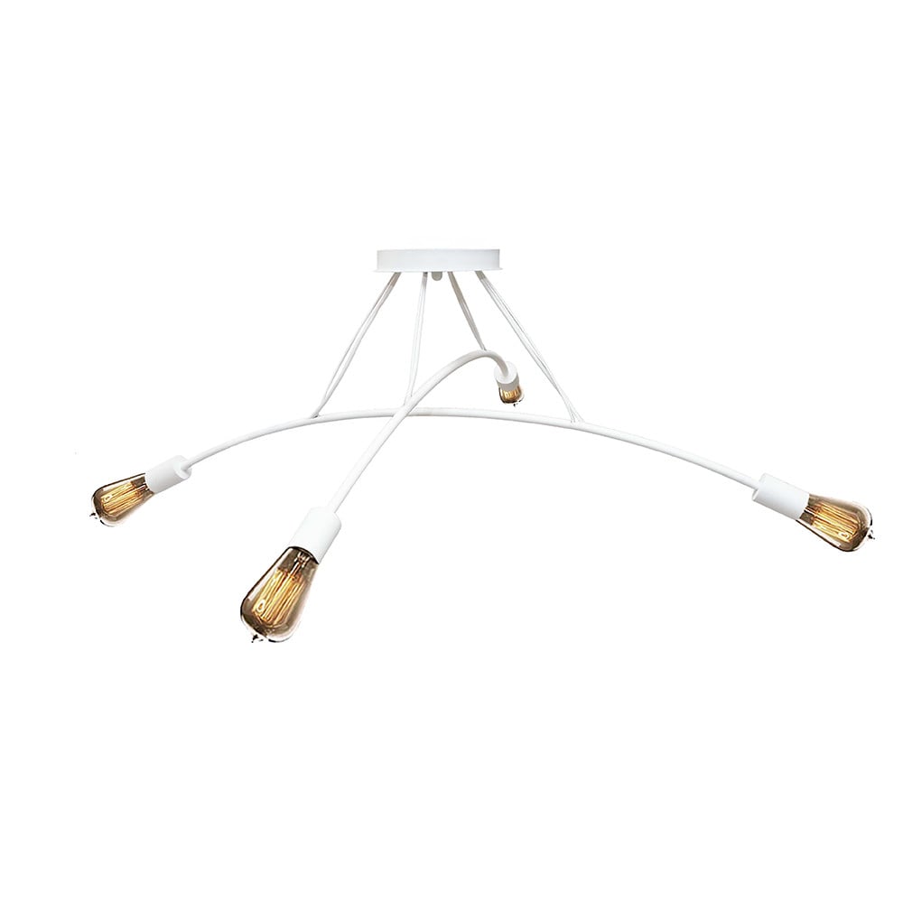 Люстра підвісна MSK ELECTRIC Orion на чотири лампи Е27 NL 9832-4 WH Білий (619541)