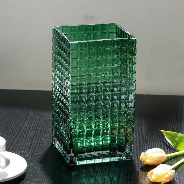 Ваза для квітів 14203 24х13 см Зелений (4705926)