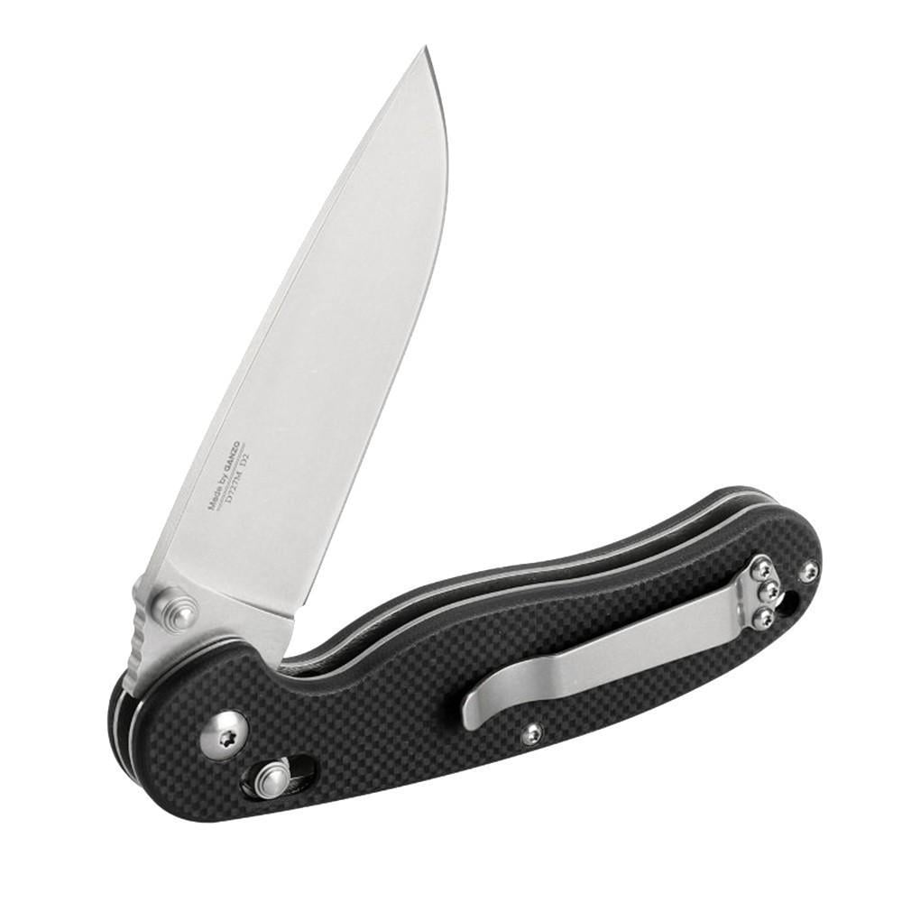 Ніж мисливський туристичний Ganzo D2 сталь D727M-BK Чорний (151446) - фото 2 Ніж мисливський туристичний Ganzo D2 сталь D727M-BK Чорний (151446) - фото 2