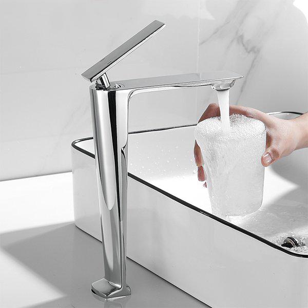 Смеситель дизайнерский WanFan для раковины кран в ванну однорычажный люкс Хром - фото 3 Смеситель дизайнерский WanFan для раковины кран в ванну однорычажный люкс Хром - фото 3