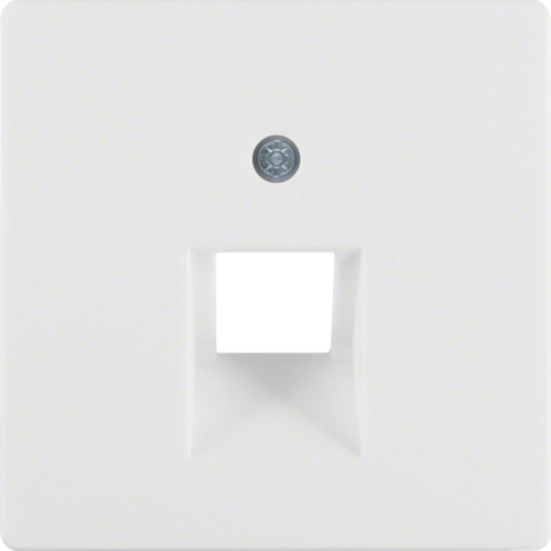 Панель лицевая Berker Q.1/Q.3/Q.7 для розетки UAE Полярная белизна (14076089)