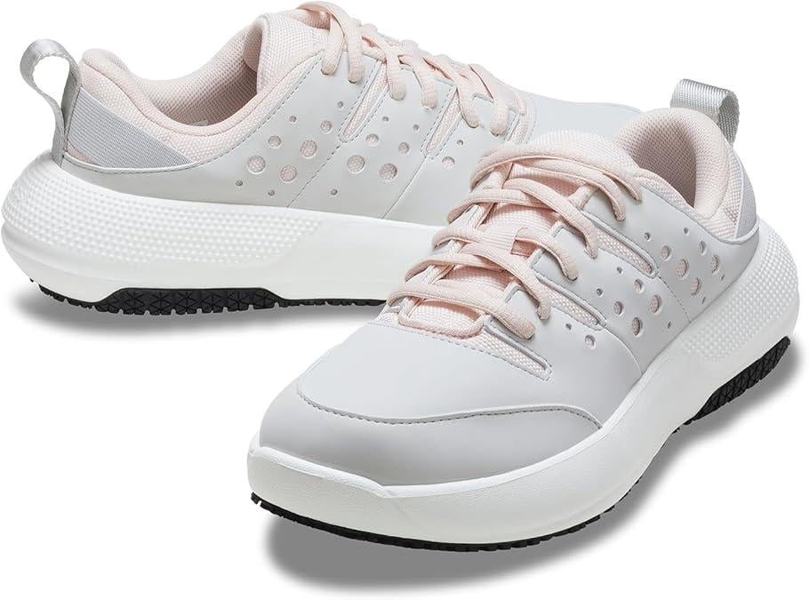 Кроссовки Crocs On the Clock Work LiteRide Atmosphere Multi р. 39,5 W9 Серый (209476)