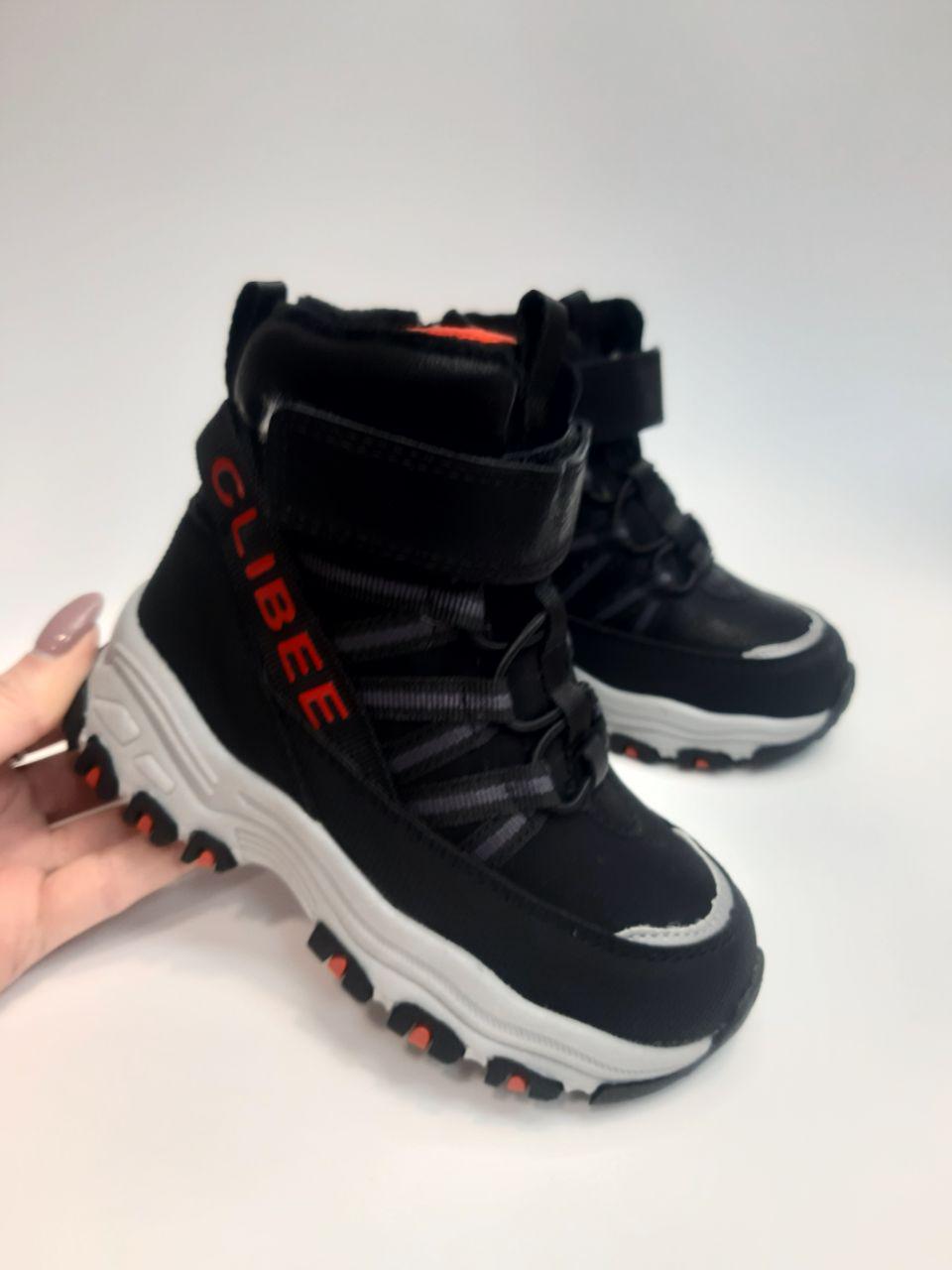 Черевики зимові Clibee для хлопчика р. 30 19,6 см Чорний (360 bl-red) - фото 3 Черевики зимові Clibee для хлопчика р. 30 19,6 см Чорний (360 bl-red) - фото 3