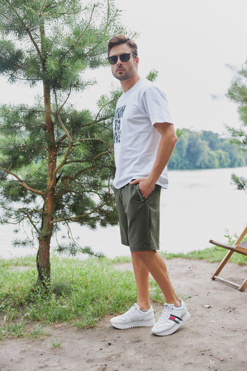 Шорти чоловічі М101 М-2ХЛ M Хакі (312-1-61) - фото 3 Шорти чоловічі М101 М-2ХЛ M Хакі (312-1-61) - фото 3