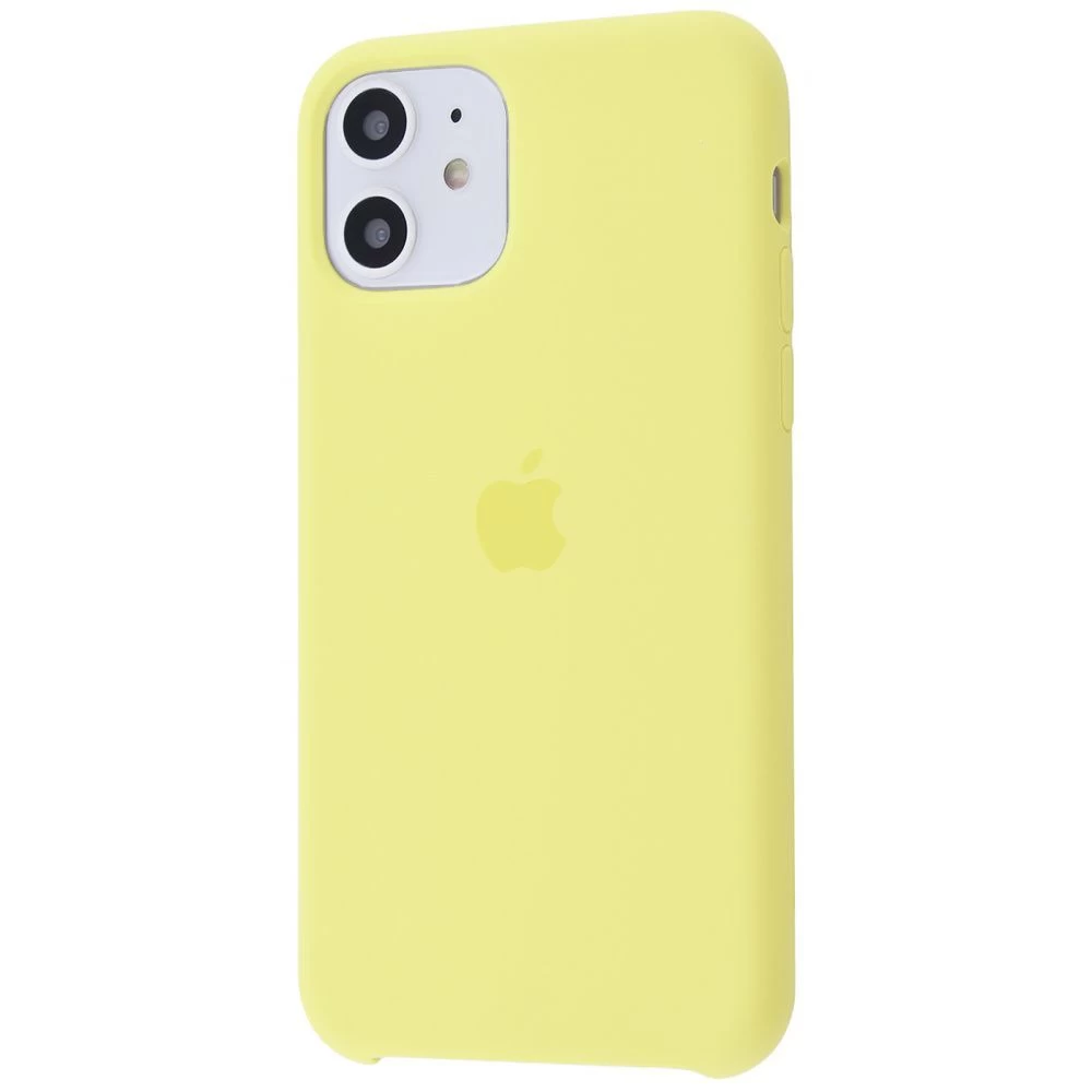 Силиконовый Чехол Накладка Silicone Case для iPhone 11 Mellow Yellow