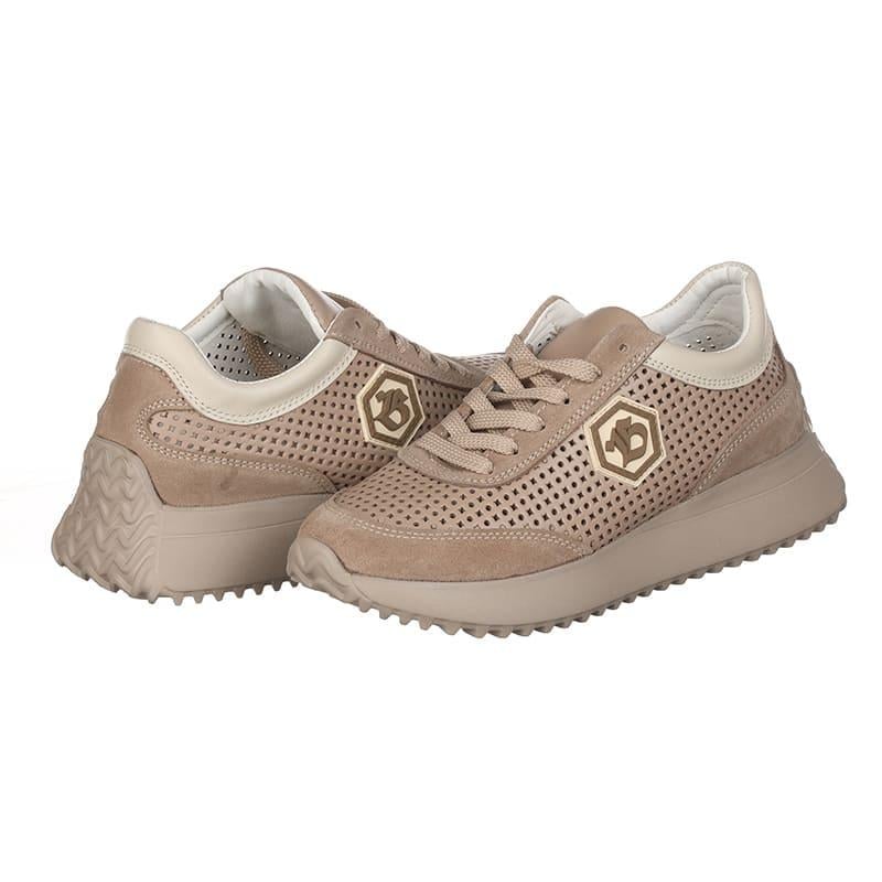 Кроссовки женские Best Vak 10275-505 кожаные р. 39 Бежевый (20138)