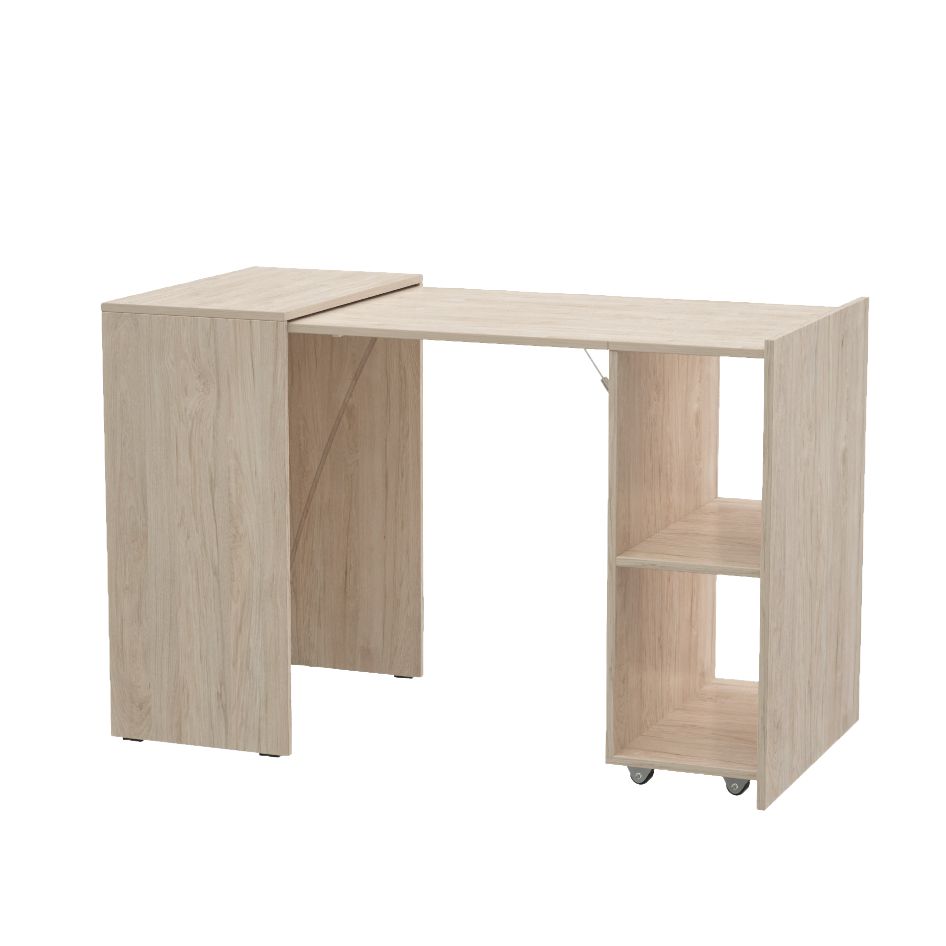 Тумба-Стол HOME OFFICE Гикори Рокфорд Светлый