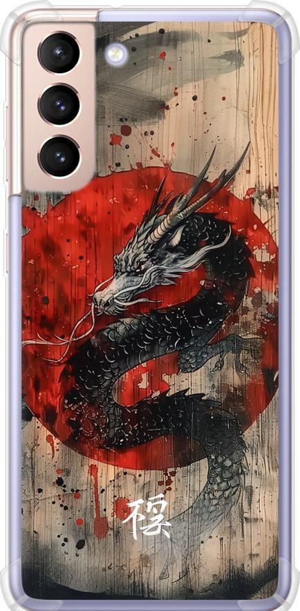 Чехол на Samsung Galaxy S21 Восточный дух (6100sp-2114-42517) Чехол на Samsung Galaxy S21 Восточный дух (6100sp-2114-42517)