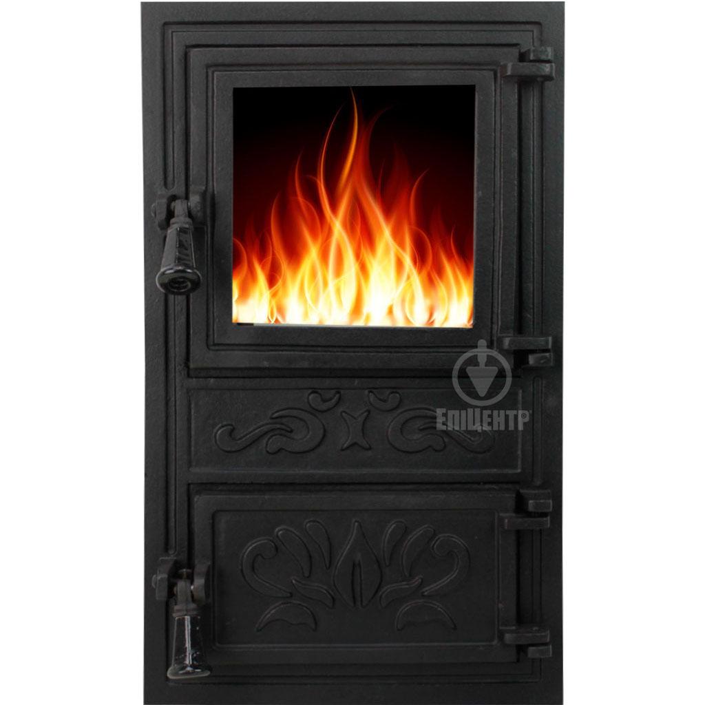 ᐉ Дверца для печки со стеклом Iron Fire Fiona 305х510 мм (1132 ...