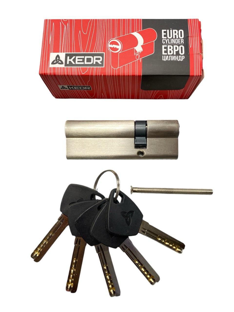 Цилиндр латунный Kedr BRASS M 90 ZN 30x60 brass key (ЗФ 6203)