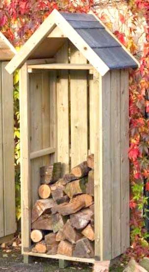 Дровница деревянная из дерева Бангари 50 Бланже (ДРВ-503501)