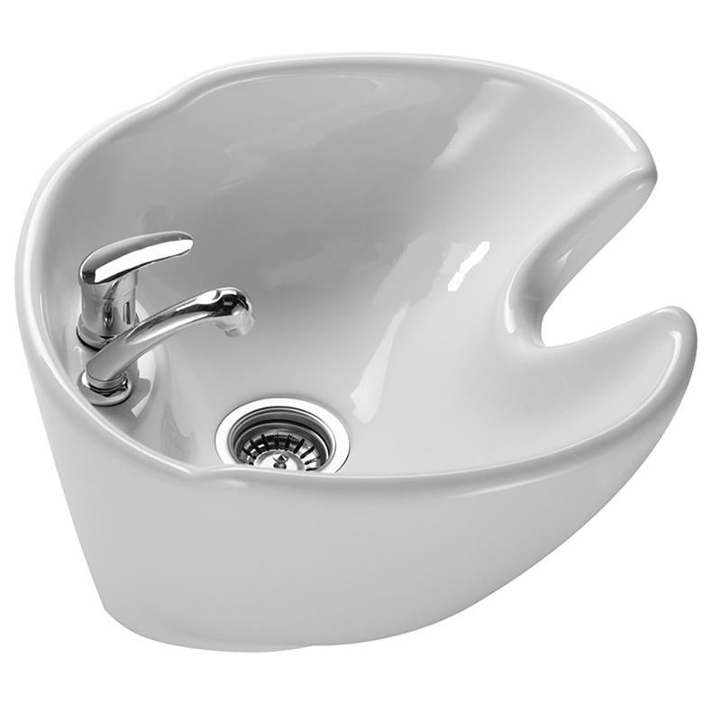 Раковина до перукарської мийки ДенІС professional Лілія 013 керамічна Білий (1453070061) - фото 8 Раковина до перукарської мийки ДенІС professional Лілія 013 керамічна Білий (1453070061) - фото 8