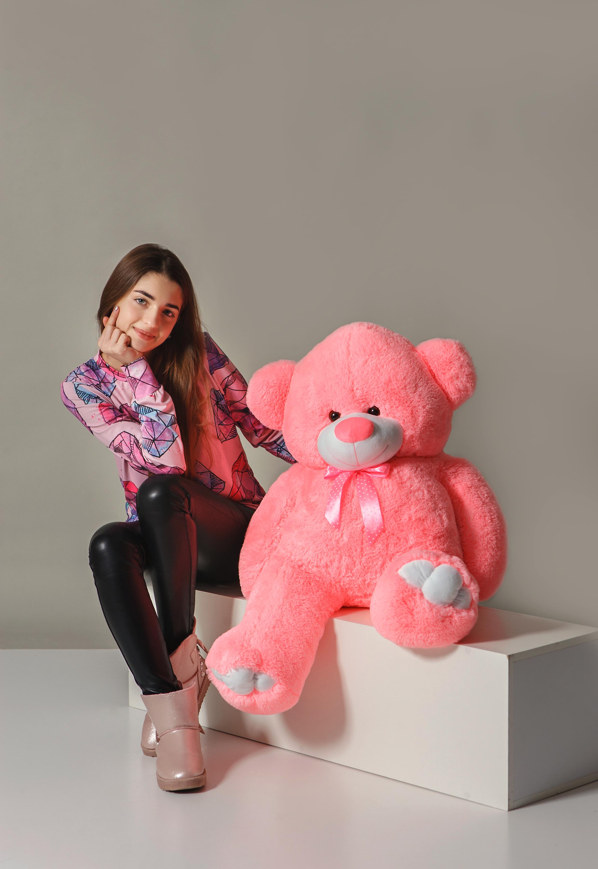 Медведь плюшевый HappyDays Ветли 1,3 м Розовый (Vetli13007) Медведь плюшевый HappyDays Ветли 1,3 м Розовый (Vetli13007)