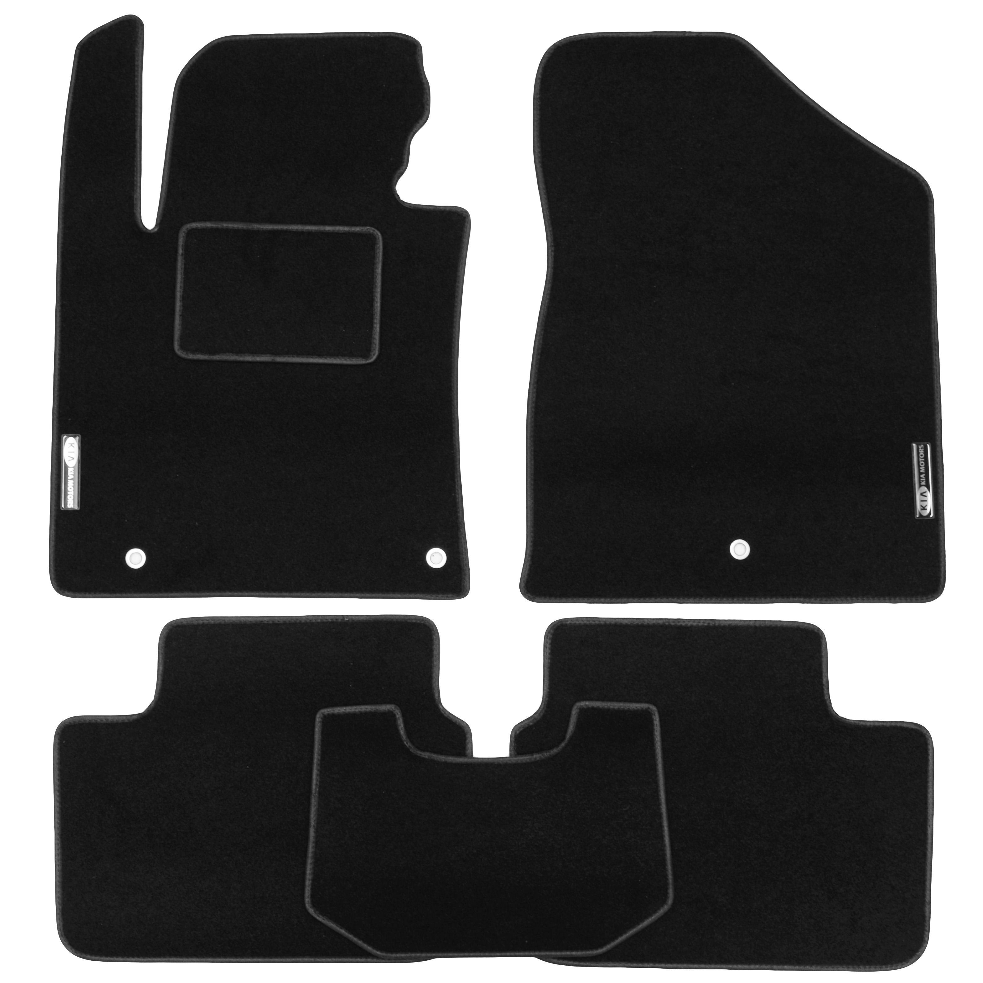 Коврики в салон для Kia Ceed '12-18 текстильные Черный